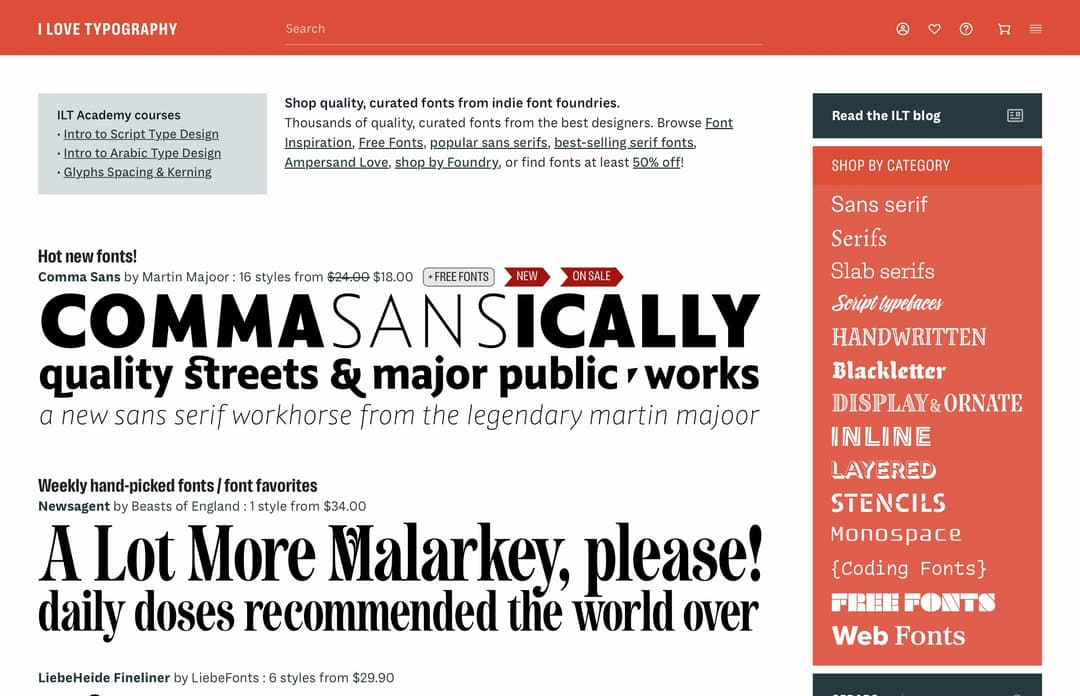I love typography